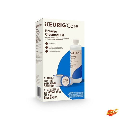 Keurig brewer cleanse kit - cleanse,