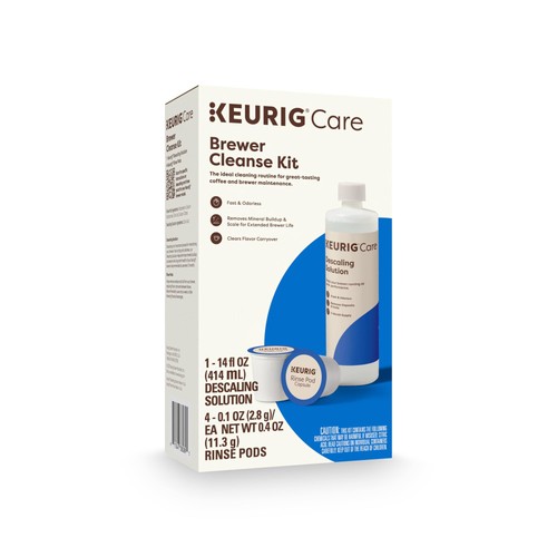 Keurig brewer cleanse - kit, for